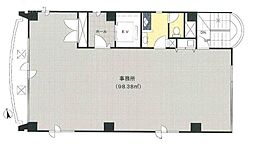 秀浩ビル ワンルームの間取図画像