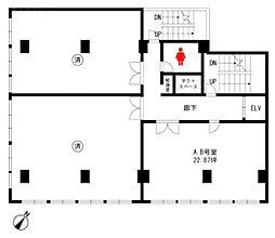 東都水ビル ワンルームの間取図画像