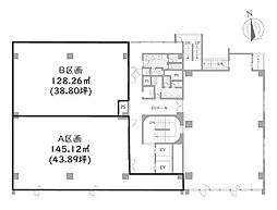 中野スプリングビル ワンルームの間取図画像