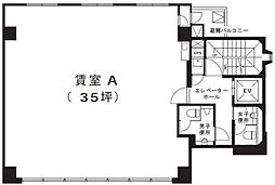 楠本第3ビル ワンルームの間取図画像