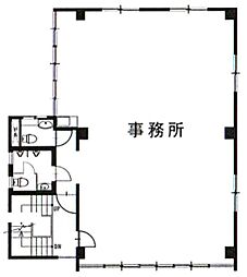 東京紙製品会館 ワンルームの間取図画像