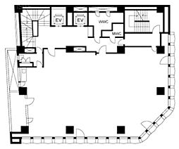 パークビル ワンルームの間取図画像