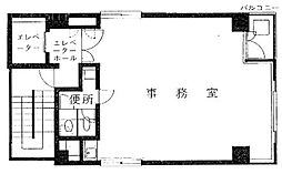 森山ビル ワンルームの間取図画像