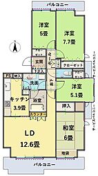 間取図画像 4LDK