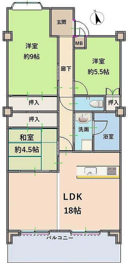 ※間取り図と現況が相違する場合は現況優先