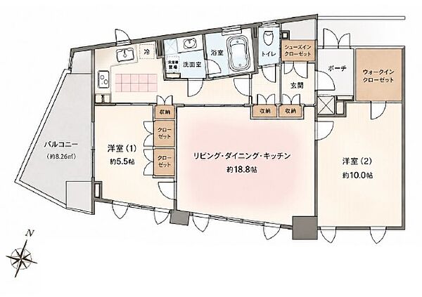 間取りを拡大表示