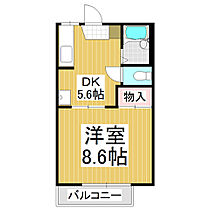 フレグランスＦＵＪＩ  ｜ 長野県佐久市岩村田（賃貸アパート1DK・2階・28.24㎡） その2