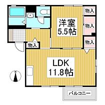 長野県小諸市乙女（賃貸アパート1LDK・2階・43.54㎡） その2