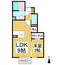 ブルーシエル  ｜ 長野県佐久市猿久保（賃貸アパート1LDK・1階・31.34㎡） その2