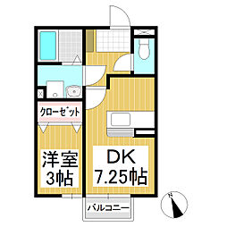 間取図画像 1DK