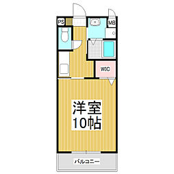 SoleaA 1Kの間取図画像