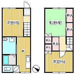 ピュアハイツくるみ 3Kの間取図画像