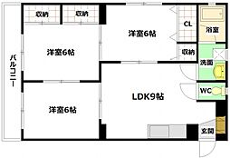 間取図画像 3LDK