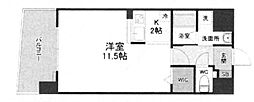 サムティレジデンス平和大通り ワンルームの間取図画像