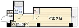 ノワール榎町 ワンルームの間取図画像