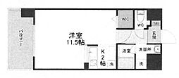 サムティレジデンス平和大通り ワンルームの間取図画像