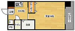 メゾンオートー 1DKの間取図画像