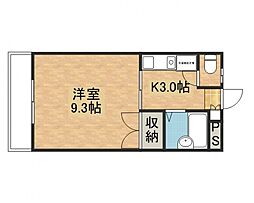 グランコーポ・K 1Kの間取図画像