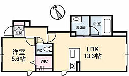 メゾン・ド・ボヌール 1LDKの間取図画像