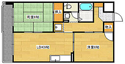 フォーブルカワムラ2 2LDKの間取図画像