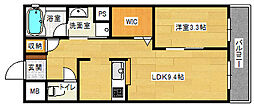 CruyffCaurt 1LDKの間取図画像