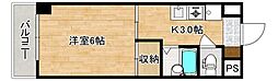 エル・プエンテ 1Kの間取図画像