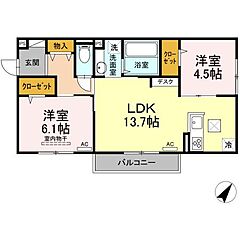 物件の間取り
