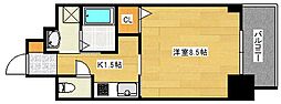 CASSIA河原町平和大通 1Kの間取図画像