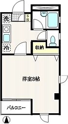 エイトビル 1Kの間取図画像
