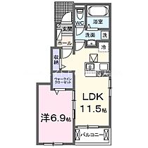 ドミールシャルム　Ａ  ｜ 愛知県豊川市古宿町市道（賃貸アパート1LDK・1階・44.20㎡） その2