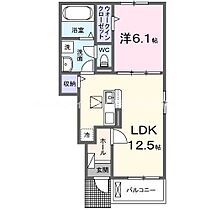 ブルーメB  ｜ 愛知県豊川市中部町1丁目（賃貸アパート1LDK・1階・44.70㎡） その2