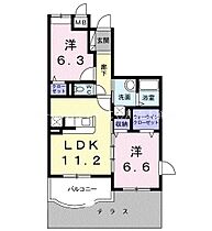 クレメンティア  ｜ 愛知県豊川市川花町3丁目（賃貸マンション2LDK・1階・58.14㎡） その2