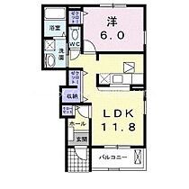 プリムローズＡ  ｜ 愛知県豊川市桜町2丁目（賃貸アパート1LDK・1階・42.80㎡） その2