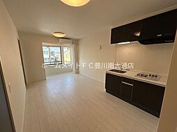 牛久保町岸組新築アパート（仮 2階1LDKのリビング/ダイニング