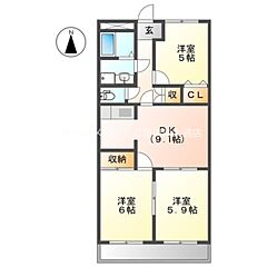 物件の間取り