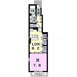 ノイソレイユ 1LDKの間取図画像