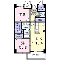 物件の間取り