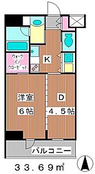 ラフィネ小竹向原 1DKの間取図画像