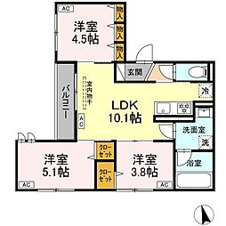 セレスティア高島平II 2階