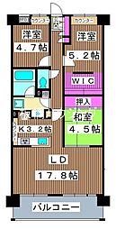 コンフォリア高島平2号館 3LDKの間取図画像