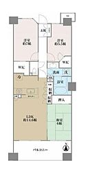 ベリスタ板橋浮間舟渡 3LDKの間取図画像