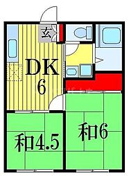 間取図画像 2DK