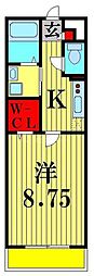 間取図画像 1K