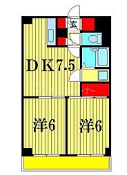 間取図画像 2DK