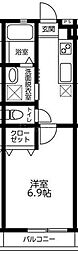 間取図画像 1K