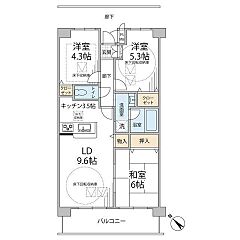 物件の間取り