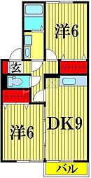 間取図画像 2DK