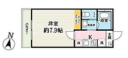 吉川市大字保アパート 1Kの間取図画像