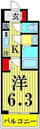 N-Stage獨協大学前 1Kの間取図画像