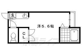 カーサピッコーラ 105 ｜ 京都府京都市北区等持院東町（賃貸アパート1K・1階・16.00㎡） その2